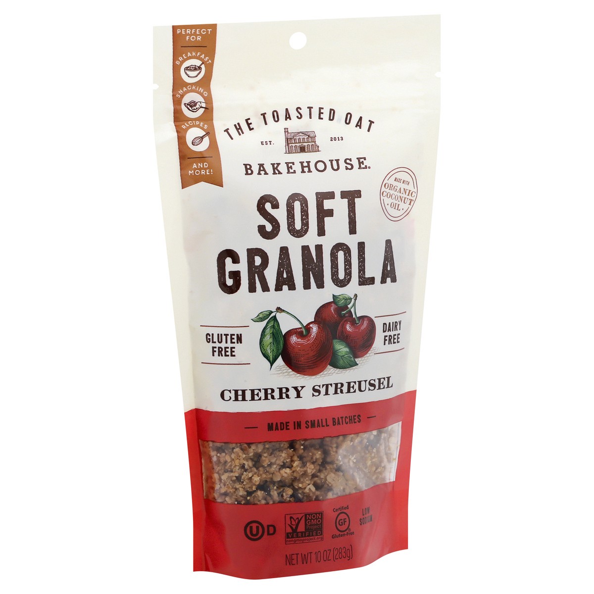 slide 5 of 9, The Toasted Oat Bakehouse Cherry Streusel Soft Granola 10 oz, 10 oz