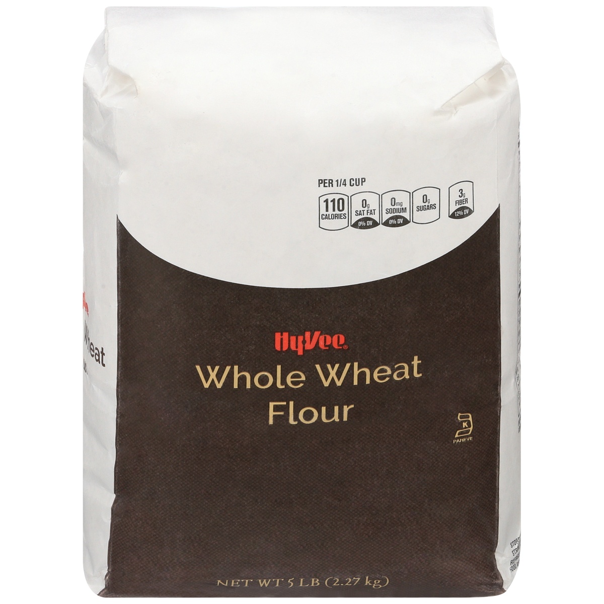 slide 1 of 1, Hy-vee Whole Wheat Flour, 5 lb
