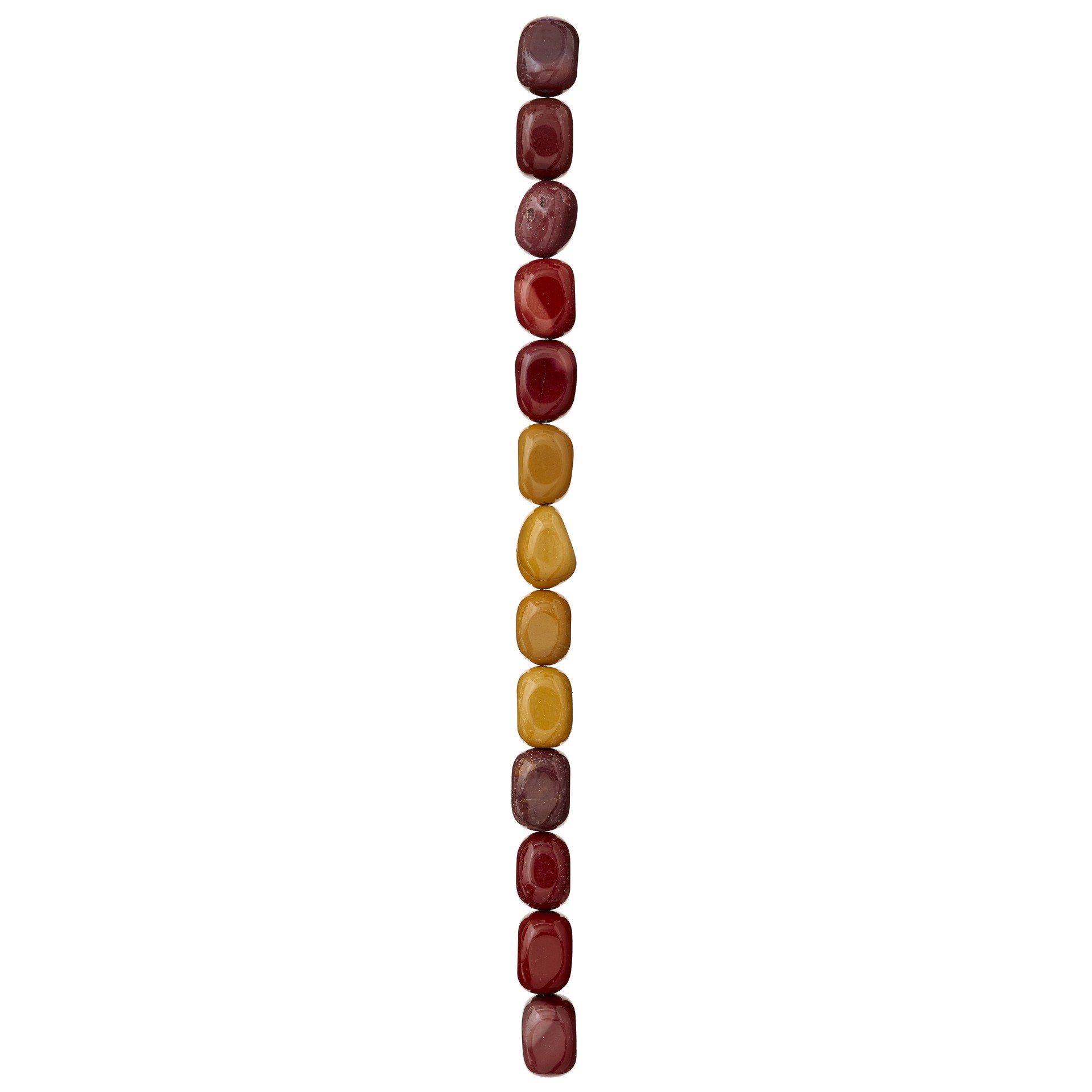 slide 3 of 3, Mixed Multicolor Jasper Oval Beads, 10mm By Bead Landing, 10mm