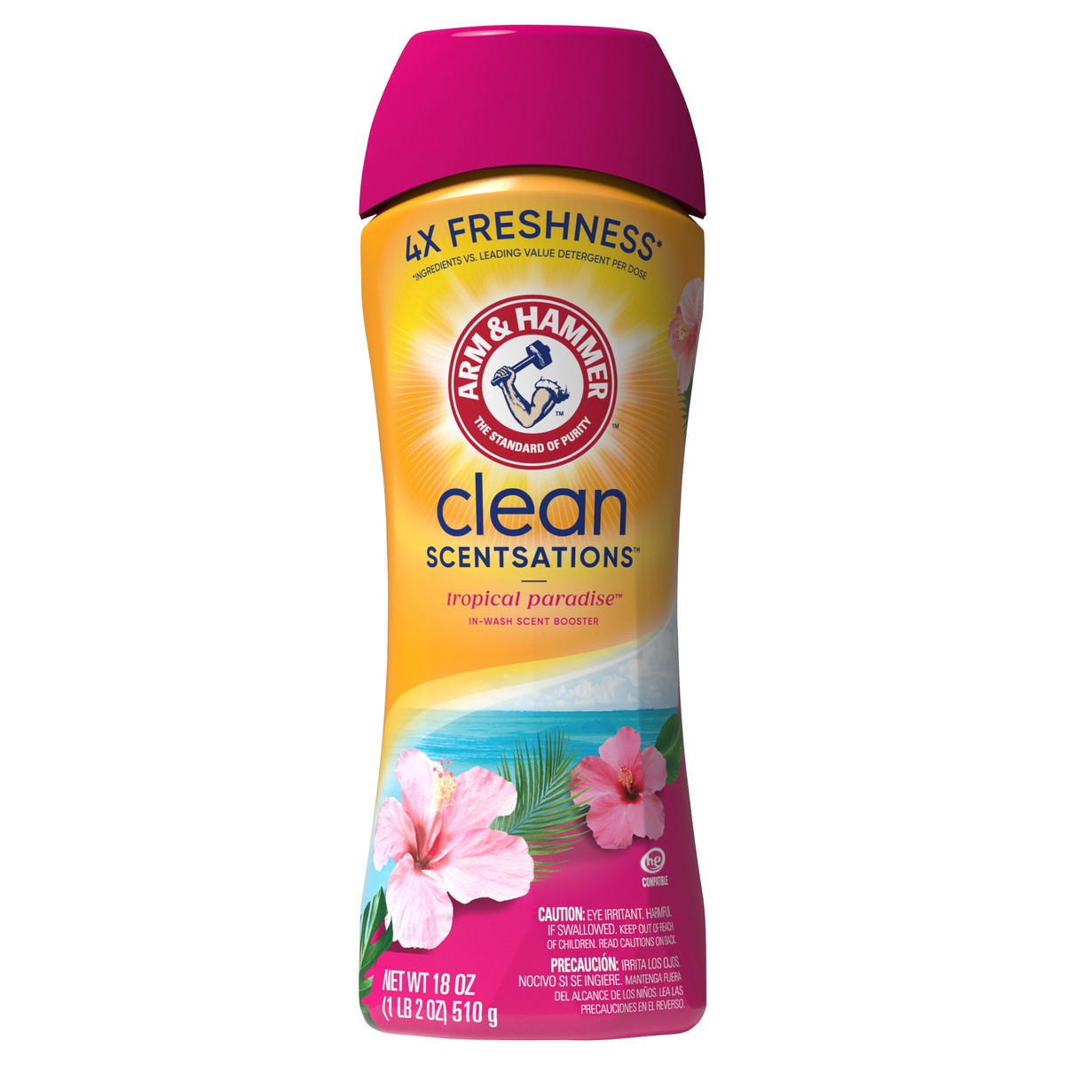 slide 1 of 9, ARM & HAMMER Clean Scentsations In-Wash Scent Booster - Tropical Paradise, 18 Oz, 18 oz