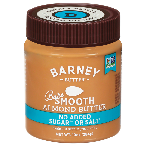 slide 1 of 1, Barney Butter Smooth Almond Butter, 10 oz