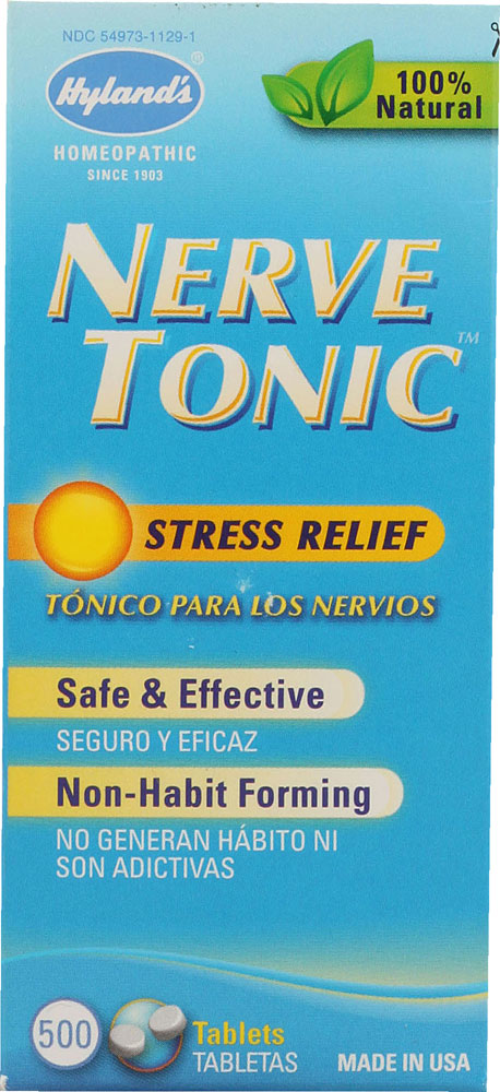 slide 1 of 5, Hyland's Homeopathic Nerve Tonic, 500 ct