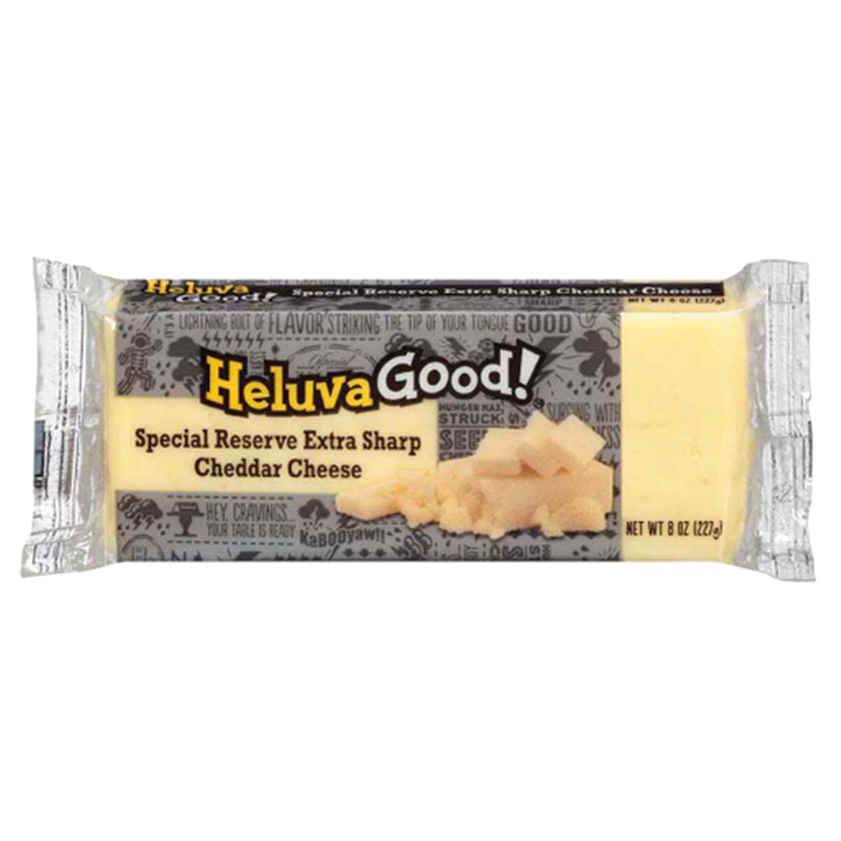 slide 1 of 8, Heluva Good! Bar Cheese - Special Reserve Extra Sharp Cheddar, 8 oz