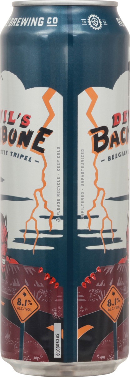 slide 3 of 10, Real Ale Brewing Co Belgian Style Tripel Devil's Backbone Beer 19.2 fl oz Can, 19.2 fl oz