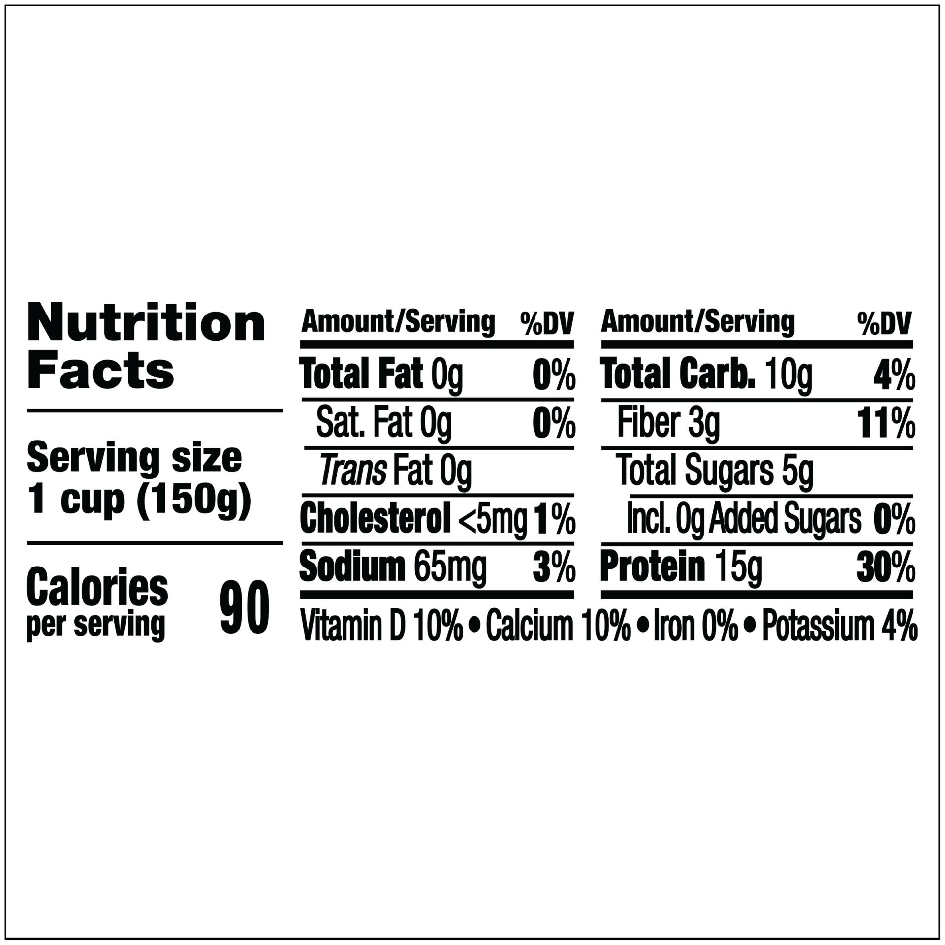 slide 5 of 7, Oikos Triple Zero Greek Nonfat Yogurt, Coconut Crème, 5.3 oz., 5.3 oz