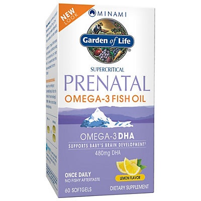 slide 1 of 1, Garden of Life Minami Prenatal Omega-3 Fish Oil Softgels, 60 ct