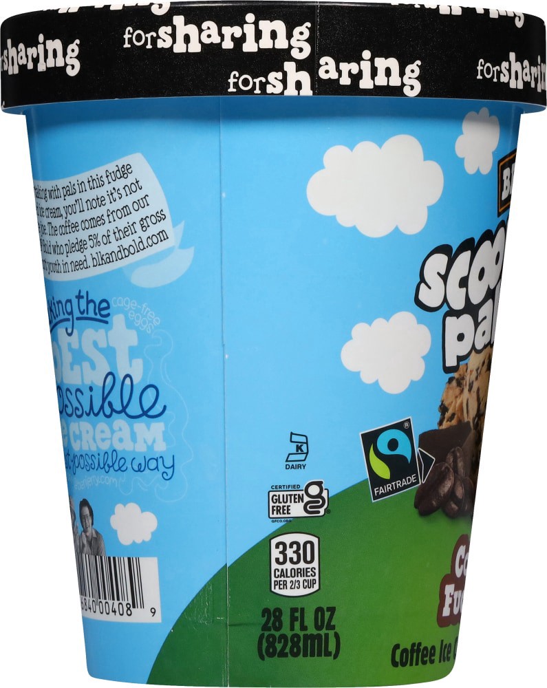 slide 3 of 4, Ben & Jerry's® Scoop-A-Palooza Coffee & Fudge Chip Ice Cream, 28 fl oz