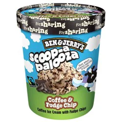 Ben & Jerry's Scoop-A-Palooza Coffee & Fudge Chip Ice Cream 28 fl oz