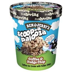 Ben & Jerry's Scoop-A-Palooza Coffee & Fudge Chip Ice Cream 28 fl oz