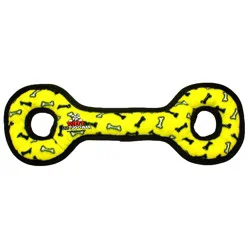 Tuffy Ultimate Tugowar Squeaky Dog Toy - Yellow
