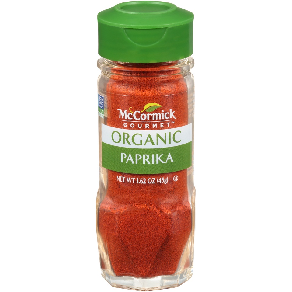 slide 1 of 1, McCormick Gourmet Organic Paprika, 1.62 oz