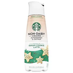 Starbucks Almond Oat Milk Creamer Sugar Cookie 28floz - 28 FZ