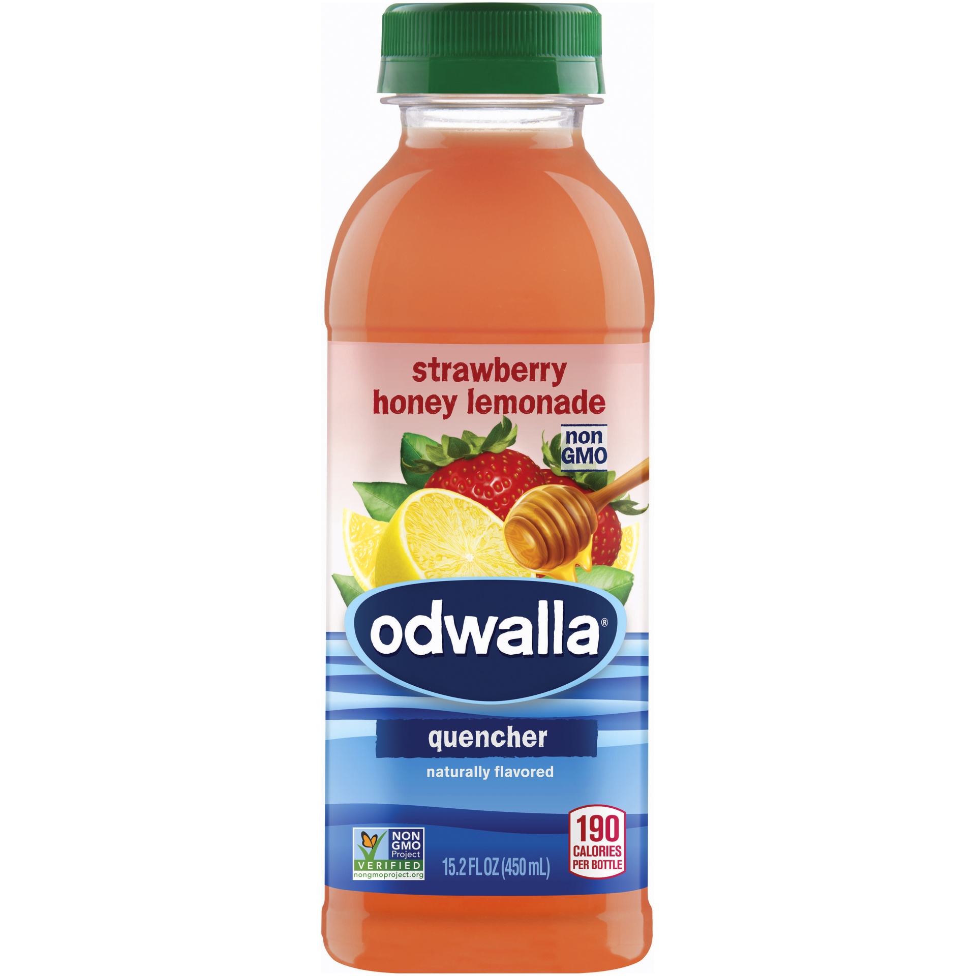slide 1 of 2, Odwalla Strawberry Honey Lemonade, 15.19 fl oz