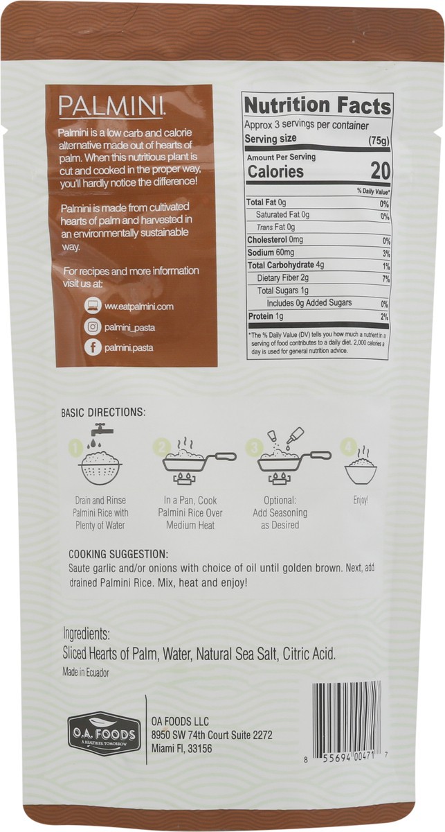 slide 4 of 13, Palmini Hearts of Palm Rice 12 oz, 12 oz