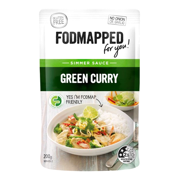 slide 1 of 1, Fodmapped Green Curry Simmer Sauce, 7 oz