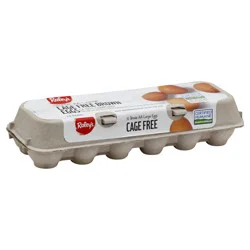 Raley's Cage-Free Brown Eggs, Grade AA Large, 12 ct