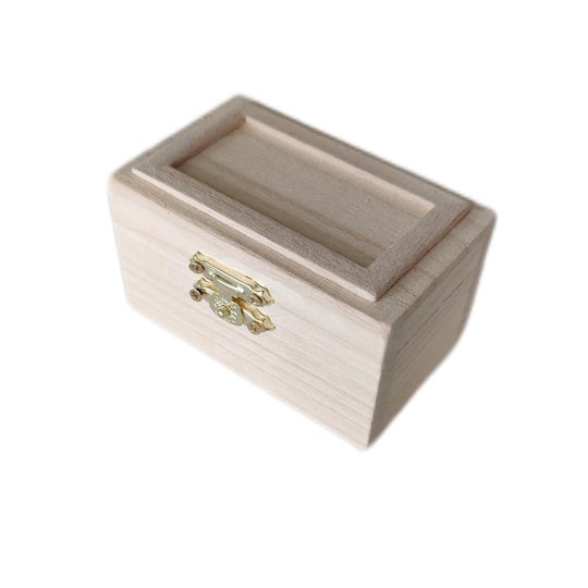 slide 1 of 3, Wooden Trinket Box By Make Market, 5 in x 2 in x 2 in