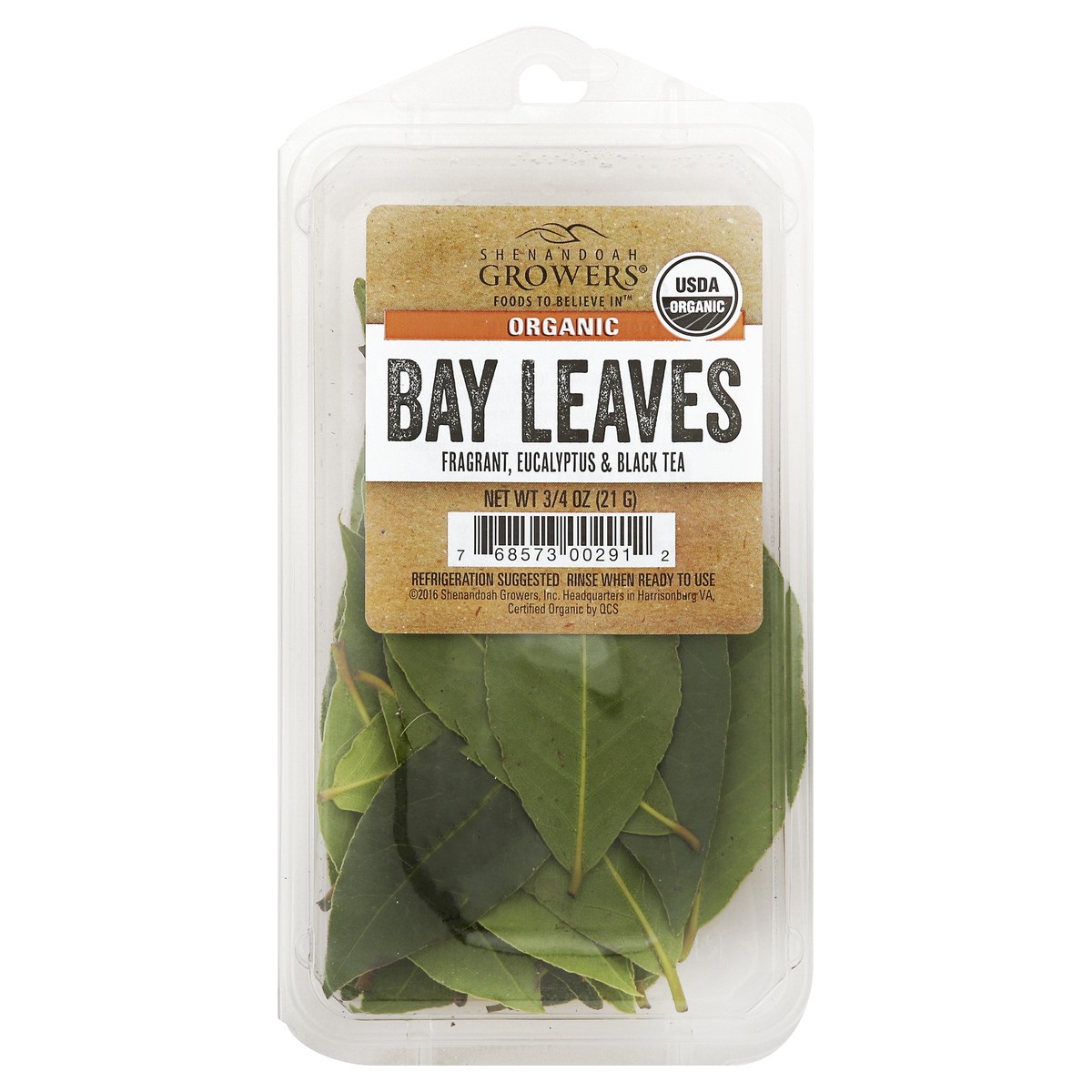 slide 4 of 4, Shenandoah Growers Organic Bay Leaves, 0.75 oz