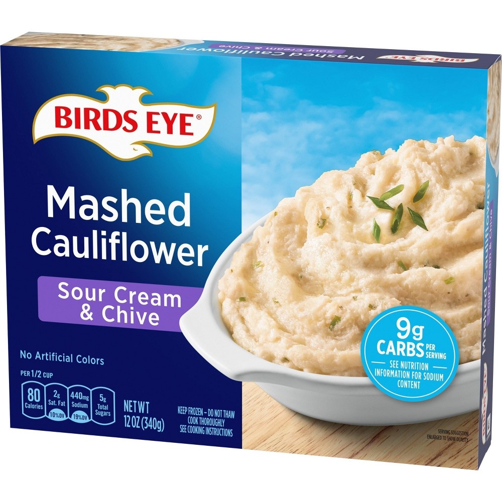 slide 3 of 3, Birds Eye Veggie Made Sour Cream & Chives Mashed Cauliflower, 12 oz