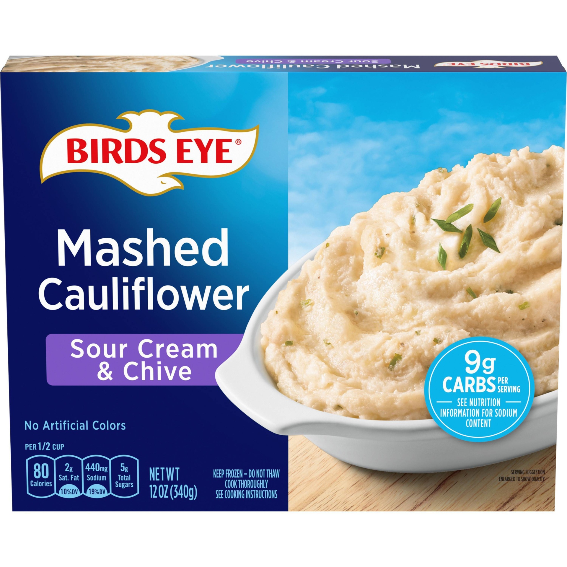 slide 1 of 3, Birds Eye Veggie Made Sour Cream & Chives Mashed Cauliflower, 12 oz