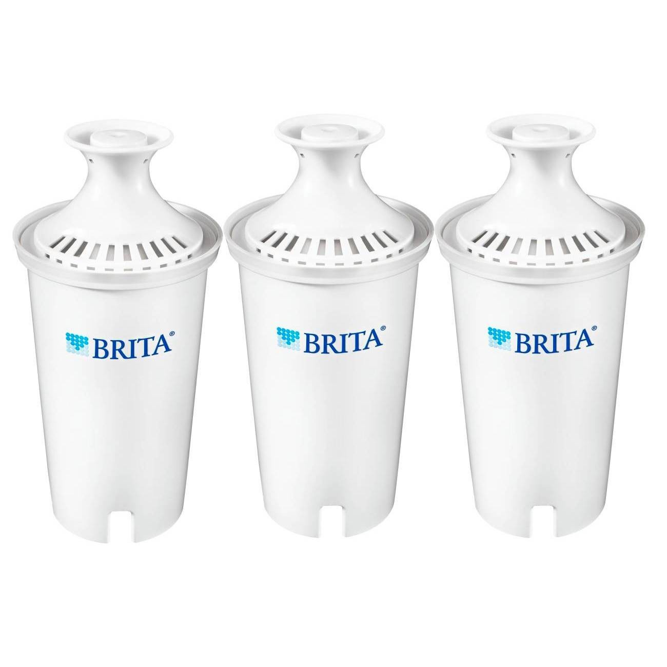 slide 1 of 3, Brita Advanced Replacement Water Filter For Pitchers, 3 ct