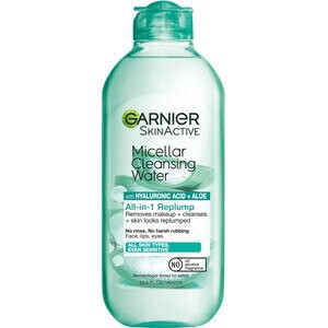 slide 1 of 1, Garnier Skinactive Micellar Hyaluronic Acid Replumping Cleansing Water, 13.53 Oz, 1 ct