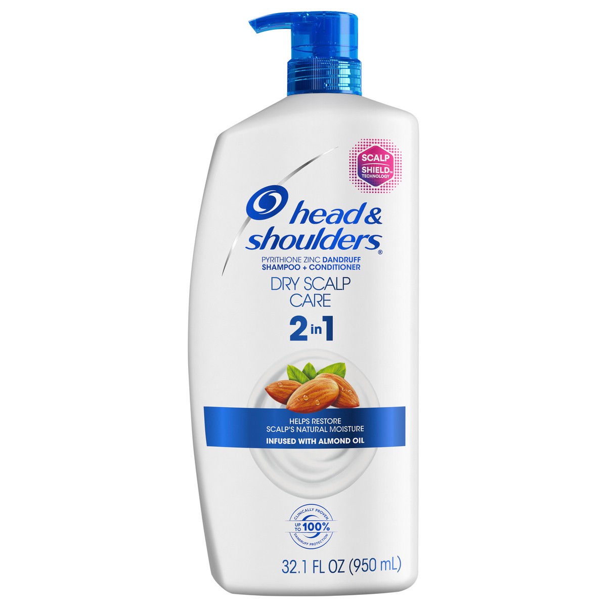 slide 1 of 58, Head & Shoulders Dry Scalp Care Anti-Dandruff 2-in-1 Shampoo + Conditioner, 32.1oz, 32.10 fl oz