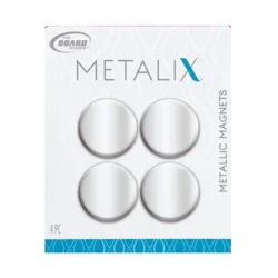 The Board Dudes Metalix Silver Magnets