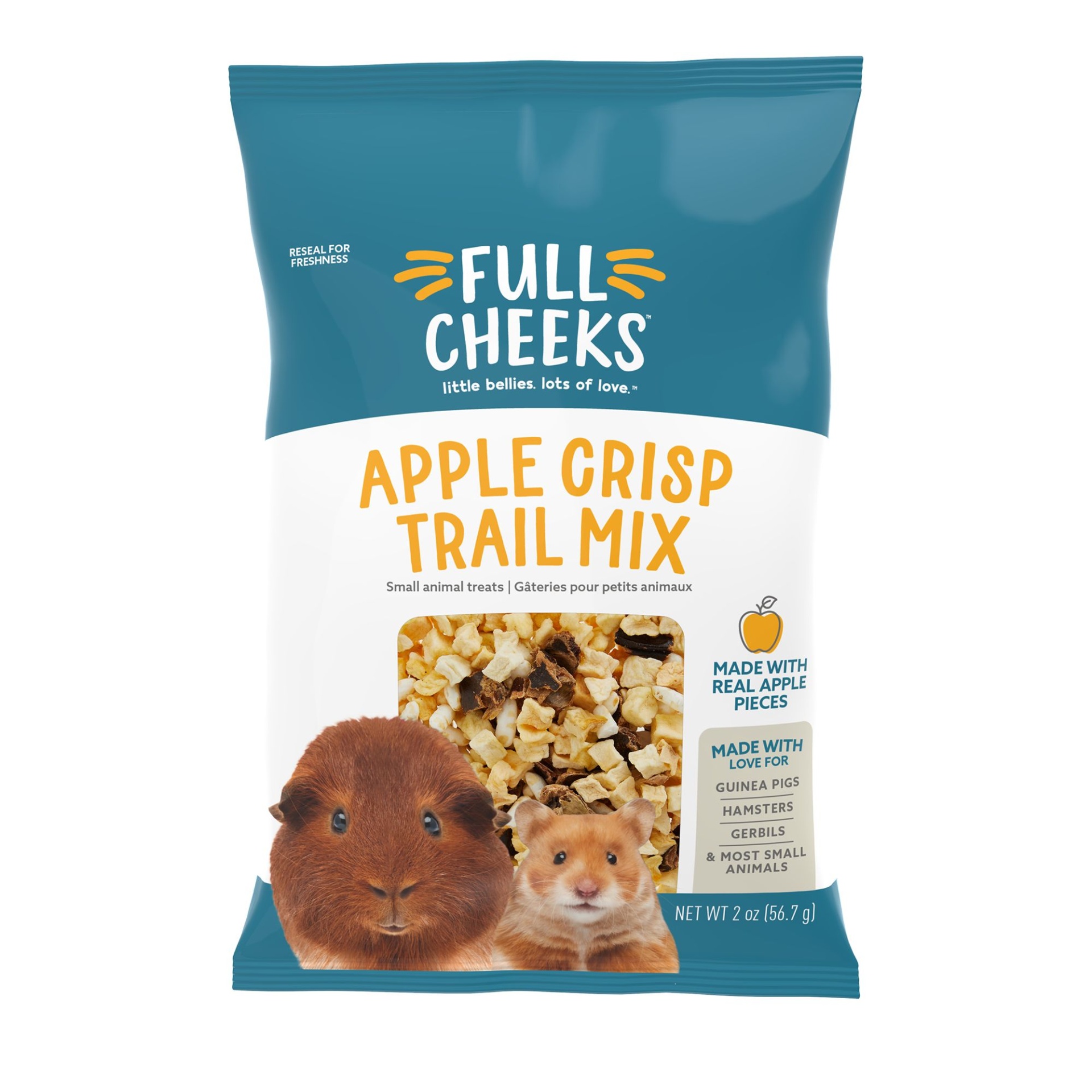 slide 1 of 1, Full Cheeks Small Pet Apple Crisp Trail Mix, 2 oz