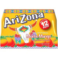 Arizona Mucho Mango Fruit Juice Cocktail, 12 pk