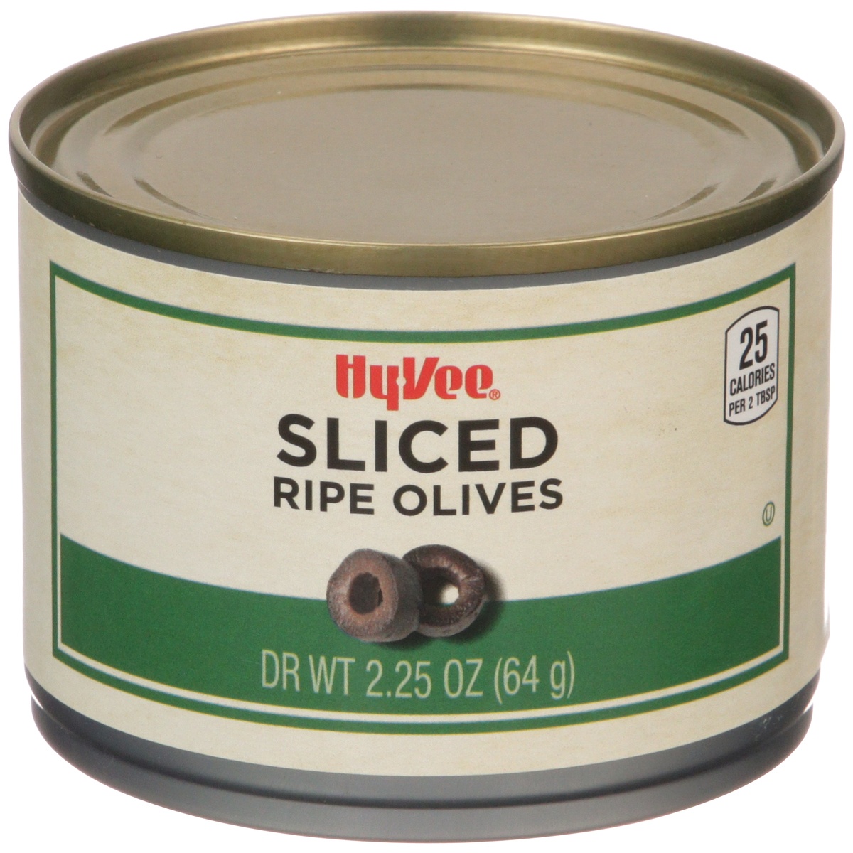 slide 1 of 1, Hy-vee Sliced Ripe Olives, 2.25 oz