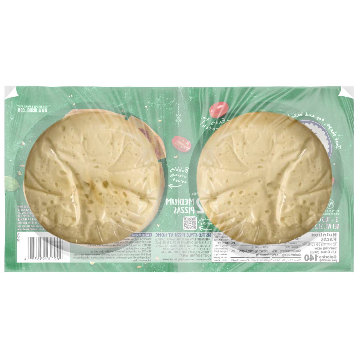 slide 7 of 13, JUS-ROL Jus Rol Snap Pizza Dough, 2 ct, 21.2 oz, 2 ct, 21.2 oz