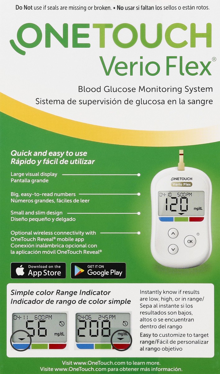 slide 6 of 9, OneTouch OTVF Meter System mg US (LED), 1 ct