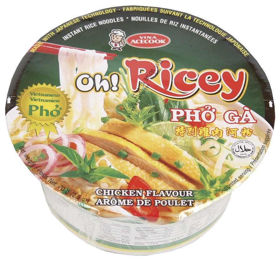 slide 1 of 1, Acecook Oh! Ricey Bowl Chkn, 2.5 oz
