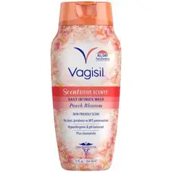 Vagisil Scentsitive Scents Peach Blossom Daily Intimate Wash 12 oz