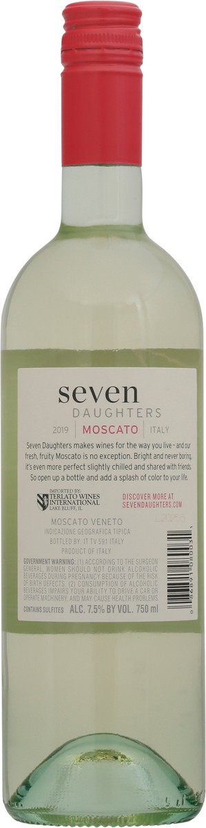 slide 5 of 9, Seven Daughters Moscato 750 ml, 750 ml