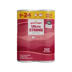 Giant Eagle Ultra Strong Bath 6 Mega Roll