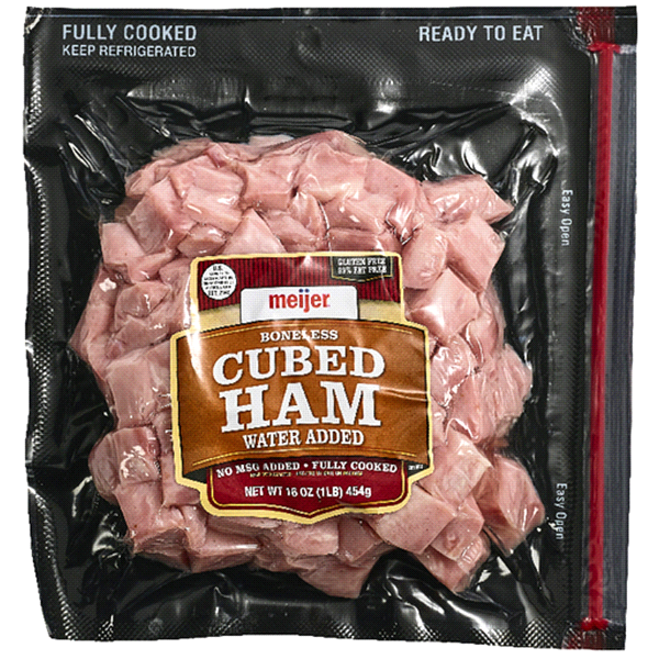 slide 1 of 1, Meijer Cubed Ham, 16 oz