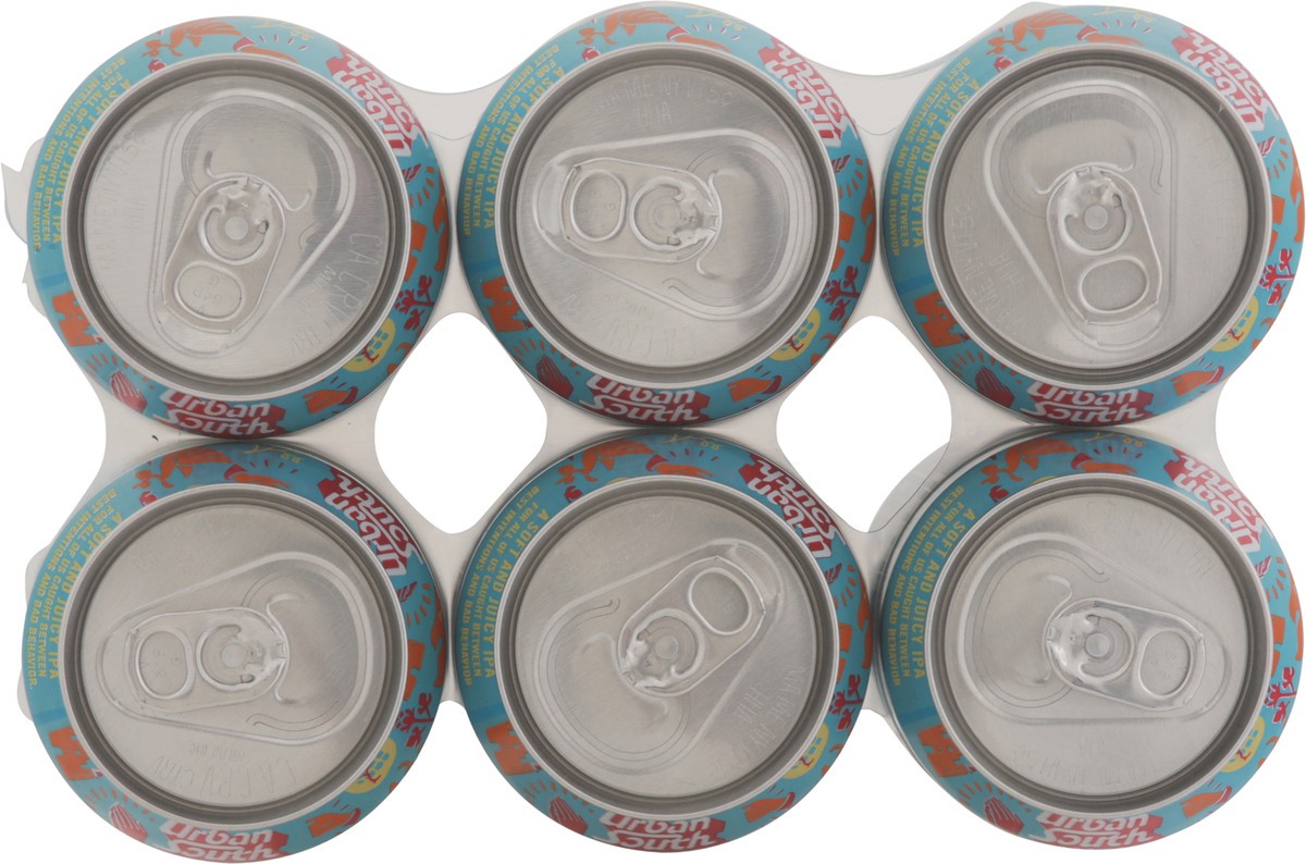 slide 3 of 12, Urban South Brewery Holy Roller IPA Hazy Juicy Beer 6 - 12 fl oz Cans, 6 ct; 12 oz