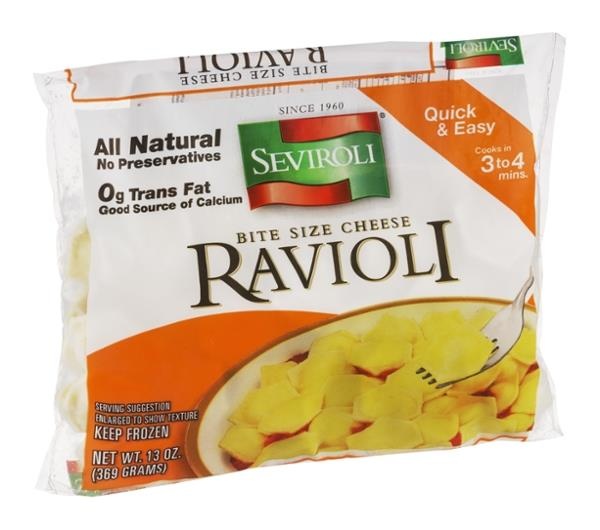 slide 1 of 1, Seviroli Cheese Ravioli, 13 oz