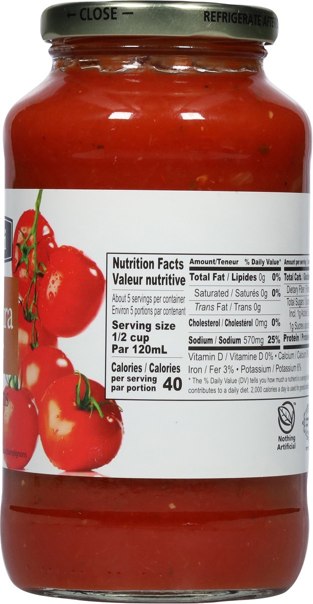 slide 7 of 9, Tonelli Premium Marinara Sauce with Mushrooms 24 oz, 24 oz