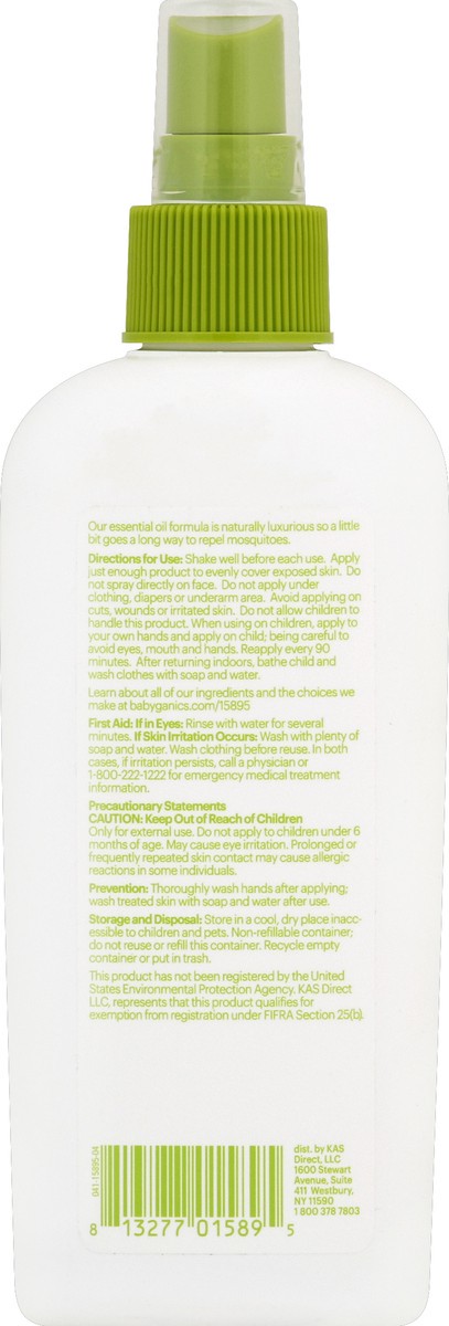slide 6 of 7, Babyganics Insect Repellent 6 oz, 6 oz