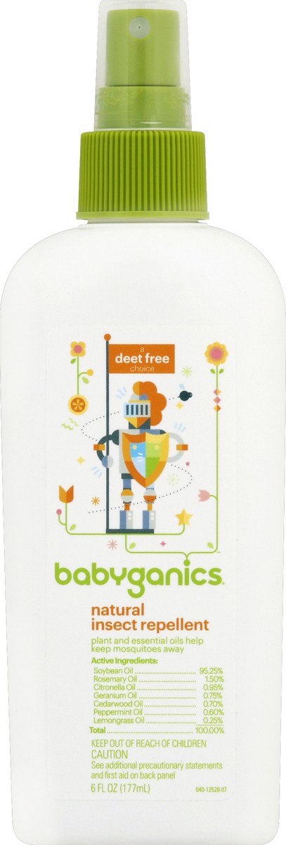 slide 7 of 7, Babyganics Insect Repellent 6 oz, 6 oz