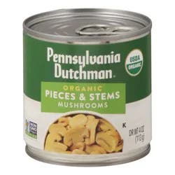 Pennsylvania Dutchman Organic Pieces & Stems Mushrooms 4 oz