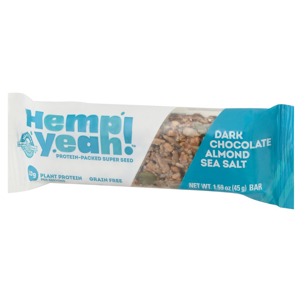 slide 6 of 9, Manitoba Harvest Hemp Yeah! Dark Chocolate Almond Sea Salt Bar 1.59 oz, 1.59 oz