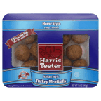 slide 1 of 1, Harris Teeter Meatballs - Turkey, 12 oz