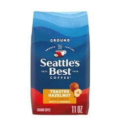 Seattle's Best Coffee Roast Ground Flavored Coffee Toasted Hazelnut 100% Arabica