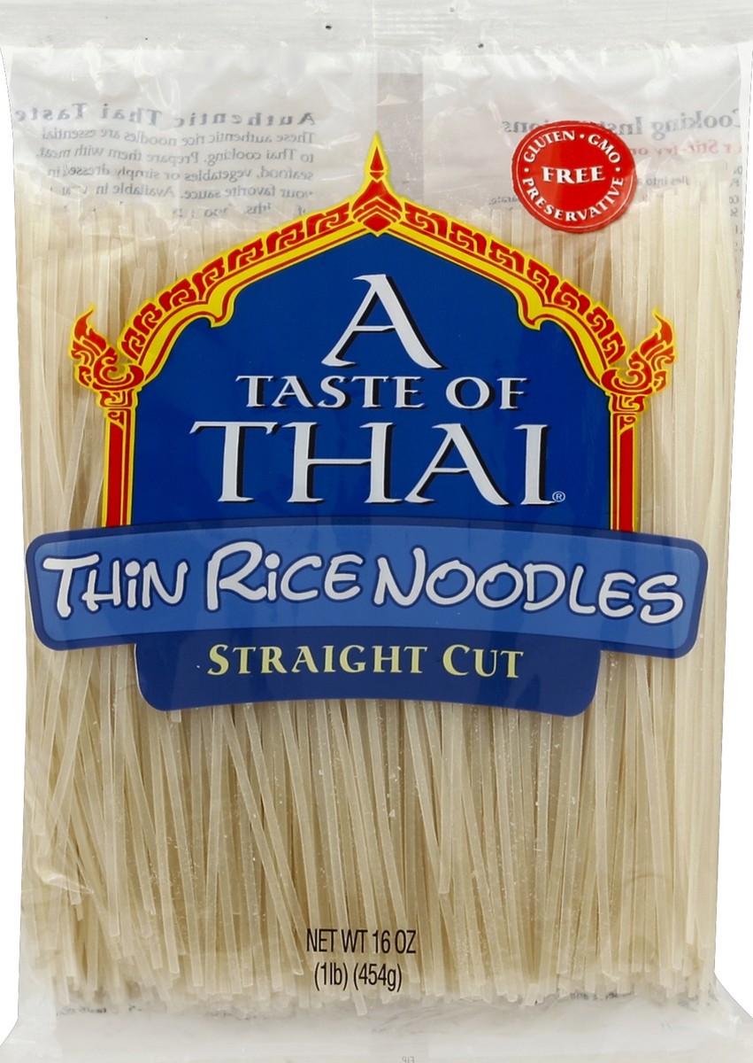 slide 1 of 5, A Taste of Thai Taste Of Thai Extra Thin Noodle, 16 oz