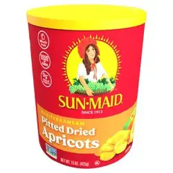 Sun-Maid Mediterranean Pitted Dried Apricot 15oz Resealable Canister