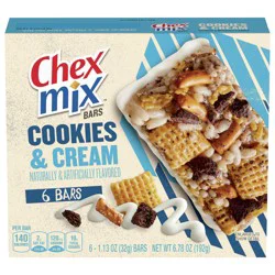 Chex Mix Cookies & Cream Treat Bar, 6 Bars